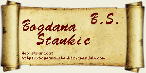 Bogdana Stankić vizit kartica